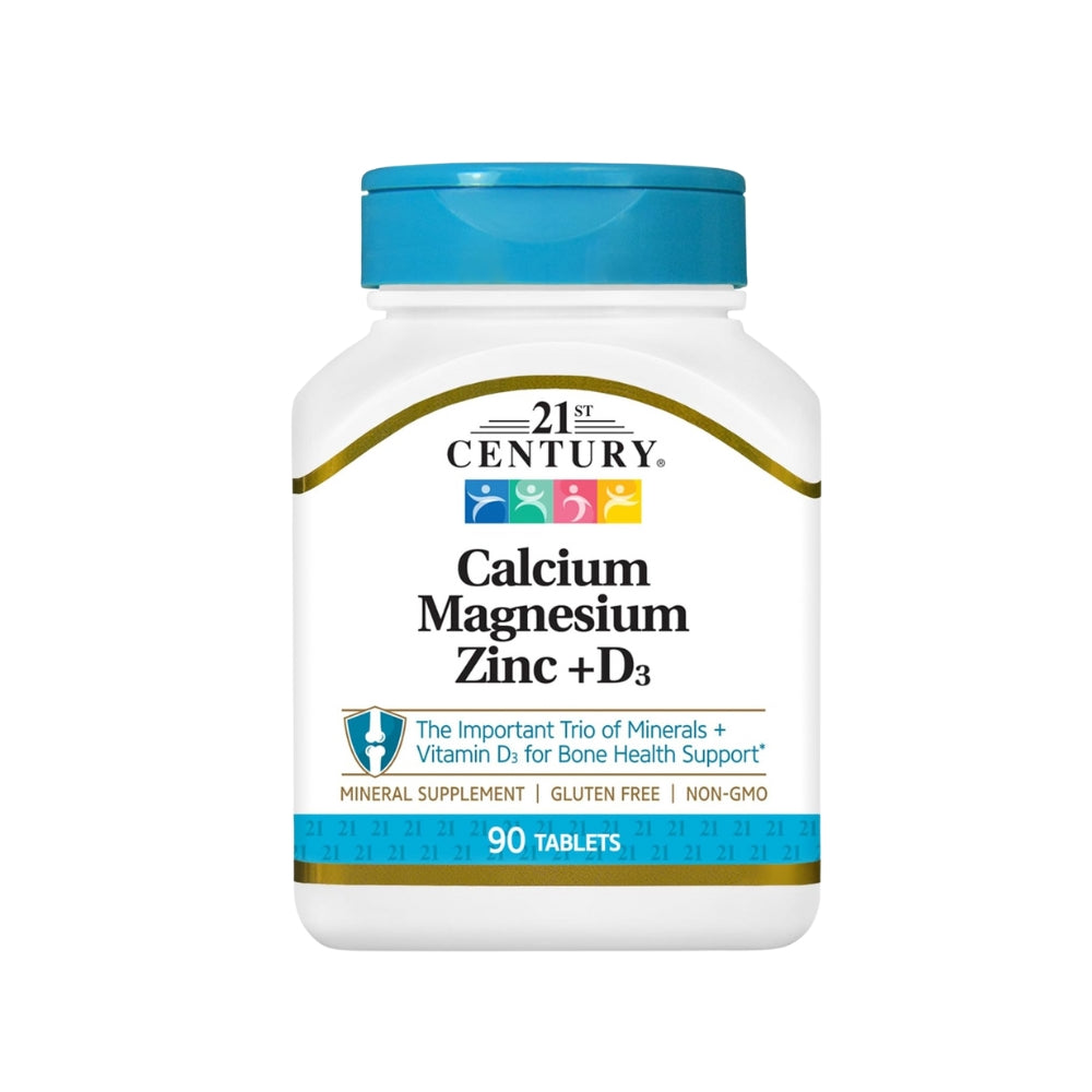 21वीं सदी कैल मैग जिंक +डी - 90 गोलियाँ