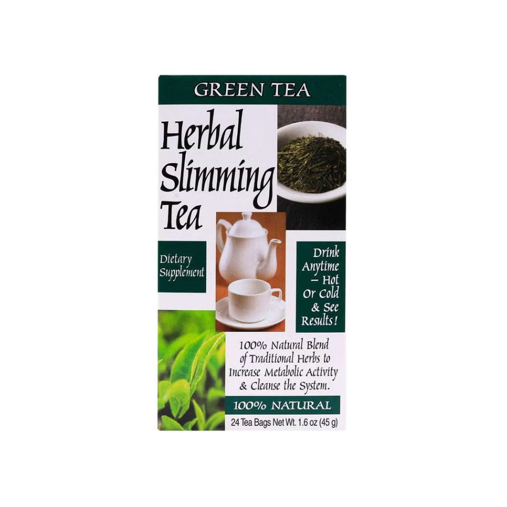 21वीं सदी हर्बल स्लिमिंग टी बैग, ग्रीन टी, 24 का पैक