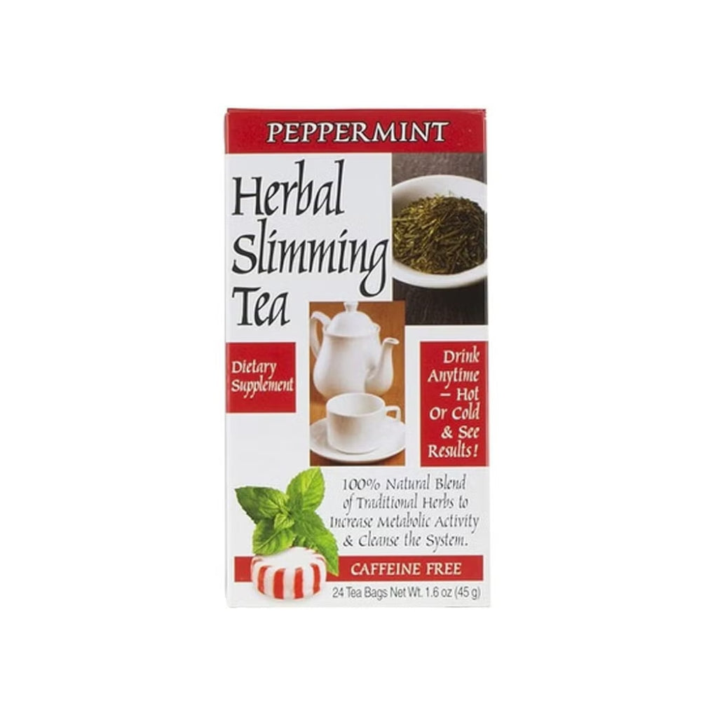 21वीं सदी हर्बल स्लिमिंग टी बैग, पेपरमिंट, 24 का पैक
