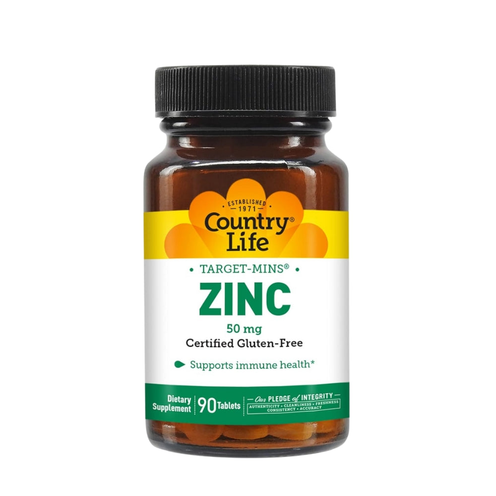 Country Life Zinc 50 Mg Tablets 90'S
