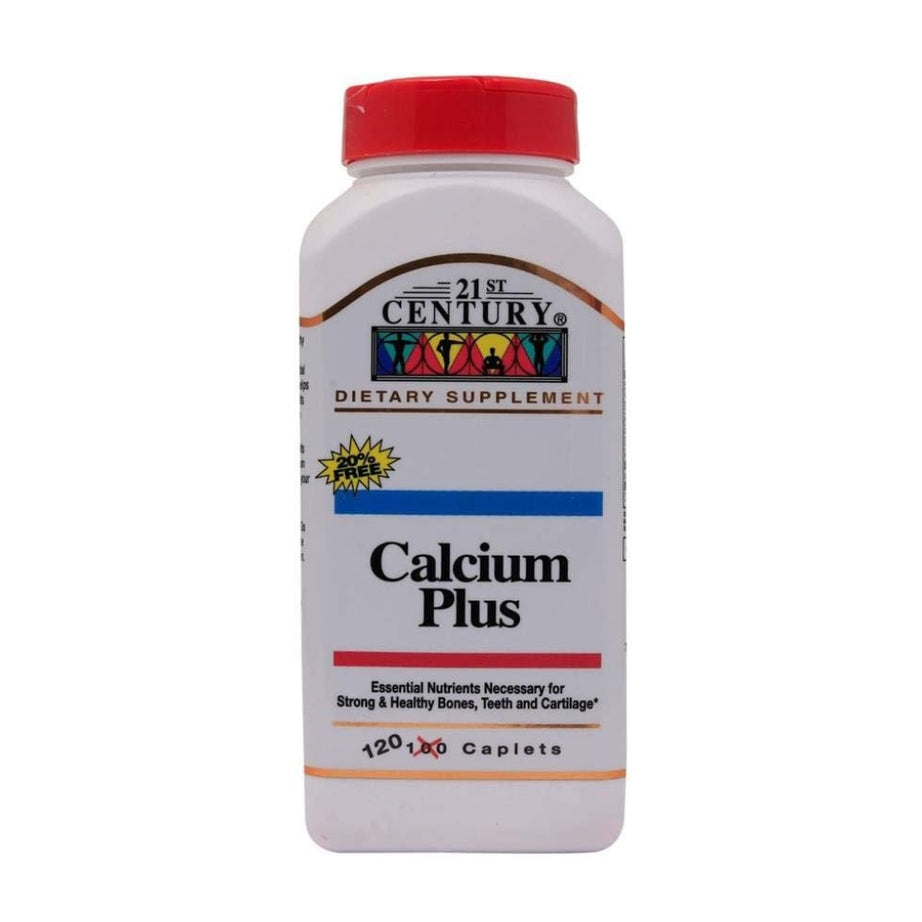 21st Century Calcium Plus - 120 Capsules
