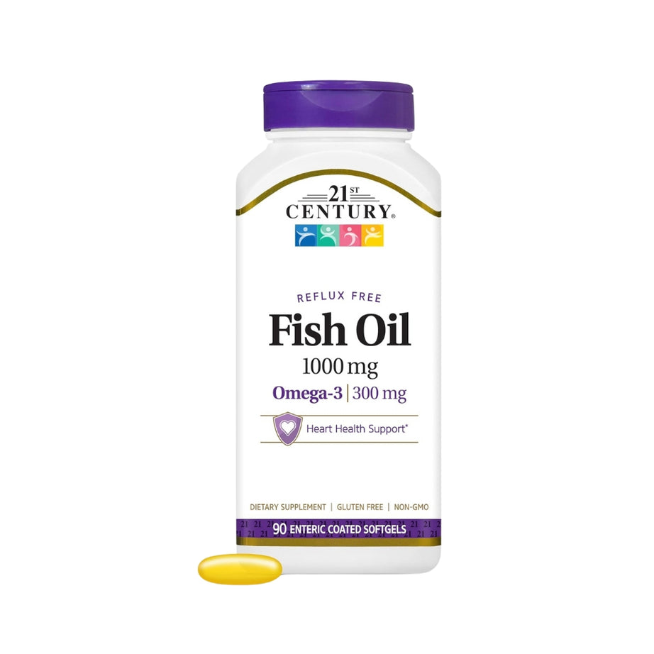 21st Century Omega-3 Fish Oil 1000 Mg E.C Sg - 90 Capsules