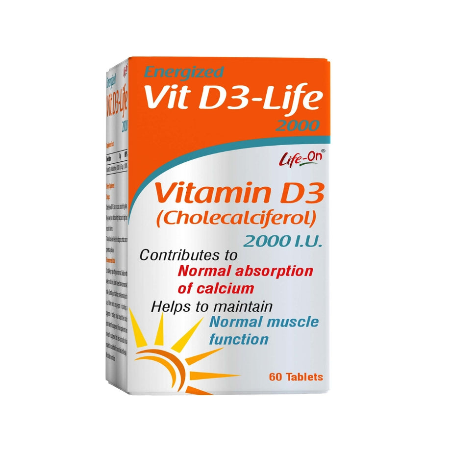 LIFE ON VIT D3-LIFE 2000 IU TAB 60s
