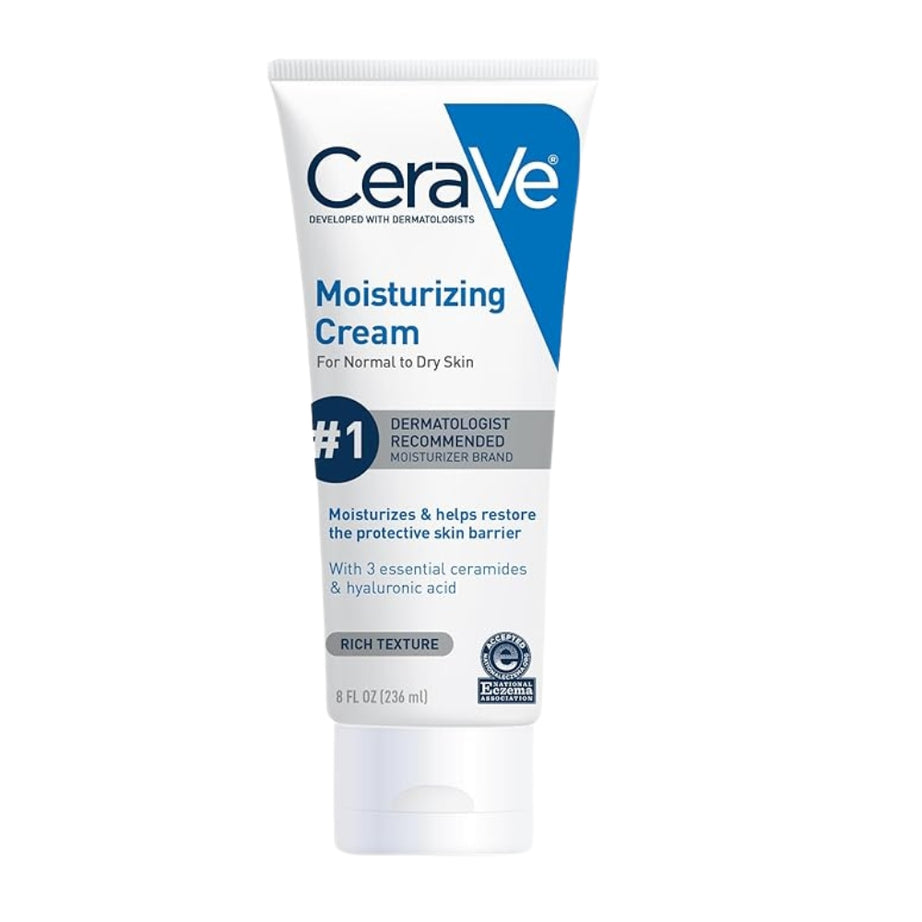CeraVe, Moisturizing Cream, For Normal to Dry Skin, Daily Face Body Moisturizer (57g Travel Size)