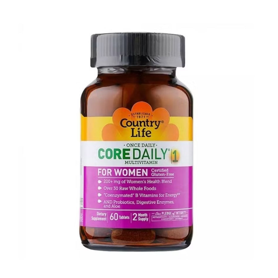 Country Life Core Daily-1 Women Multivitamin Tablets, Pack of 60's