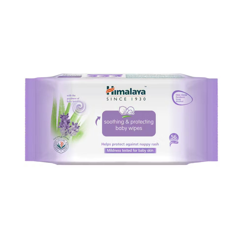 Himalaya Soothing and Protecting 56-Piece Baby Wipes