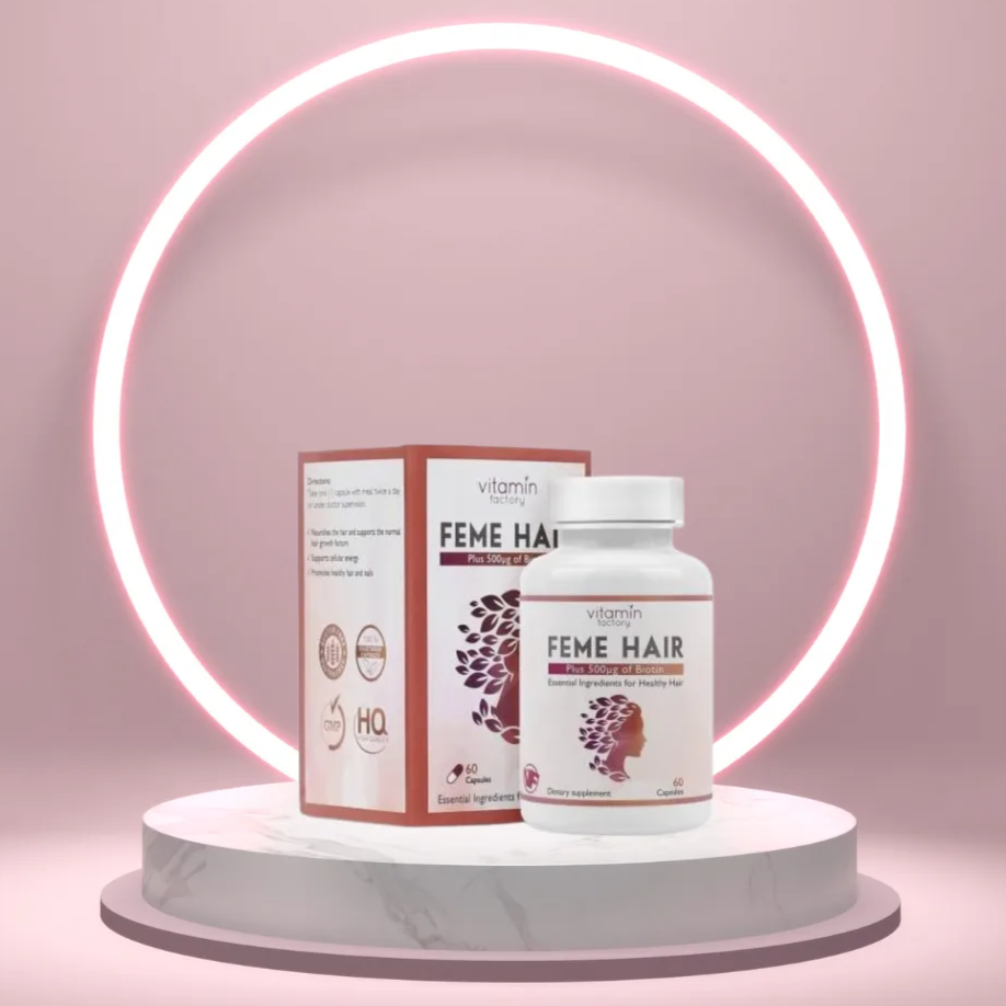 Feme Hair 60 Capsules - Pack of 3