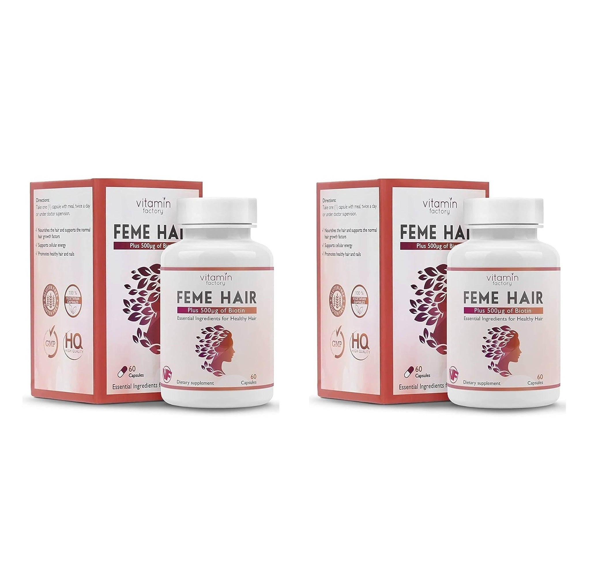 Feme Hair 60 Capsules - Pack of 2