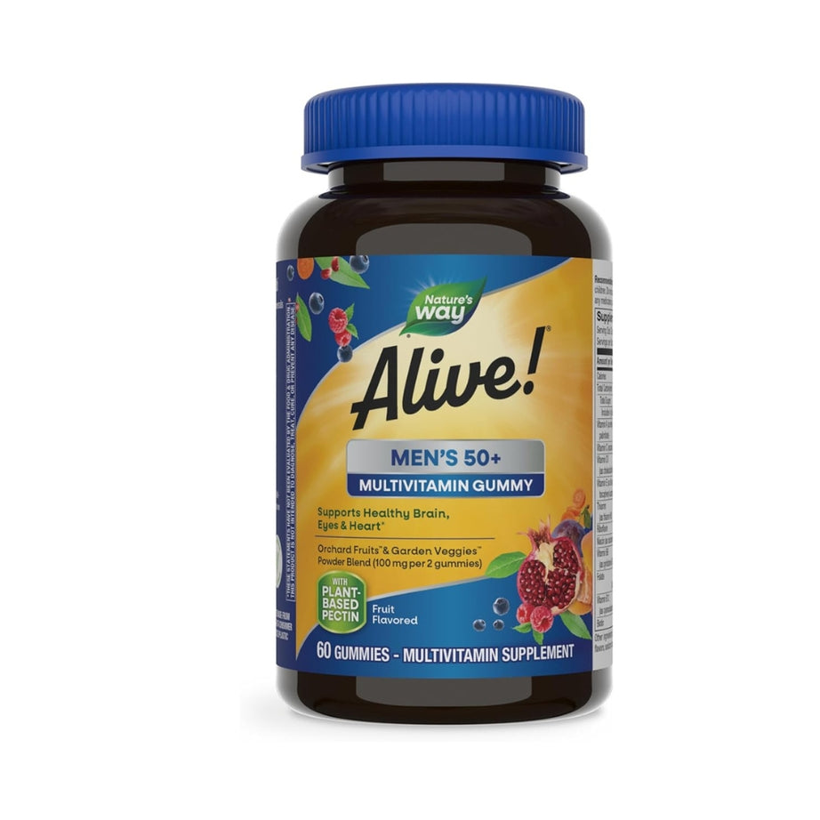 Nature's Way Alive Men 50+ Gummy Vitamin 60'S