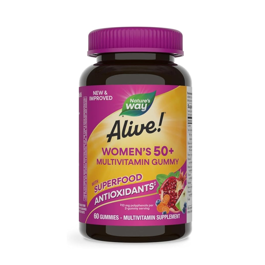 Nature's Way Alive Women's 50+ Gummy Vitamin 60'S