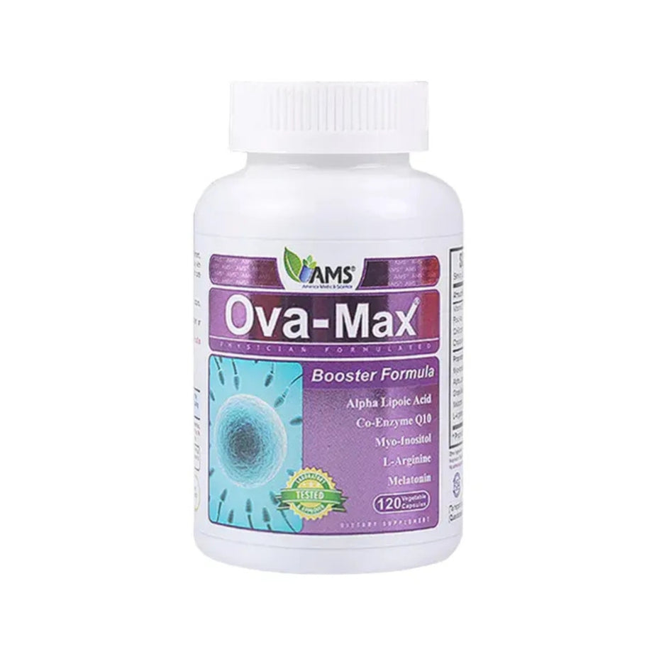 AMS Ova-Max Female Fertility Capsule Supplement For Healthy Ovaries & Conception, Pack of 120's