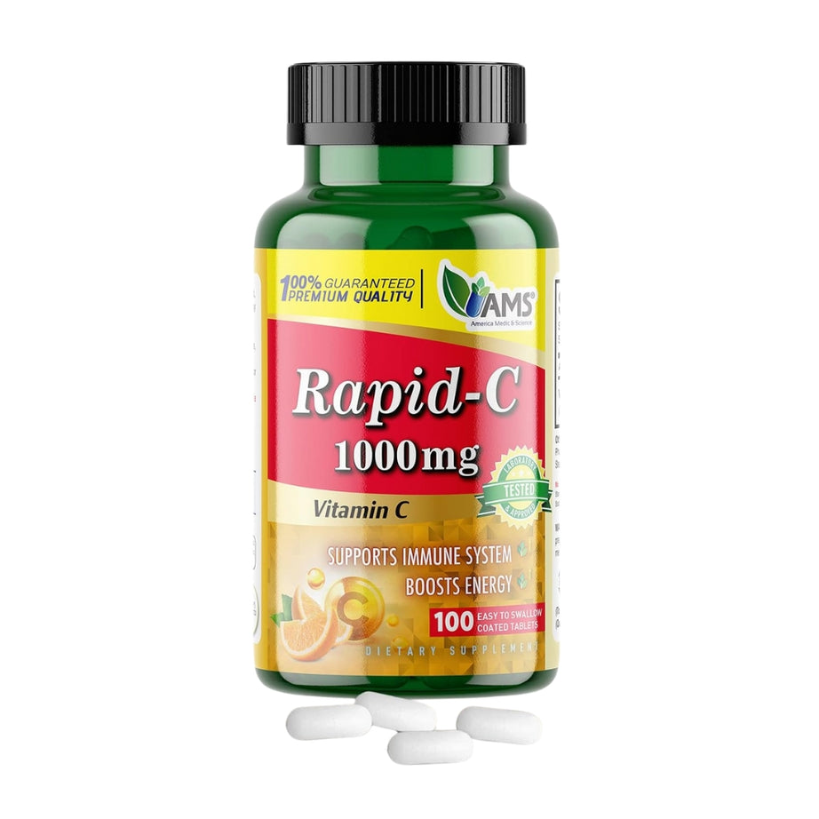 AMS Rapid-C 1000 mg Vitamin C Tablets 100's