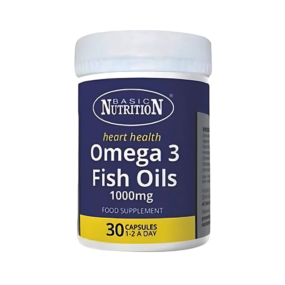 Basic Nutrition Hs Omega 3 Fish Oil 1000 Mg Cap 30s