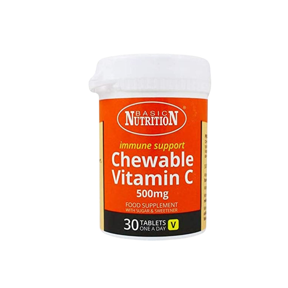 BASIC NUTRITION CHEWABLE VITAMIN C 500MG TAB 30’S