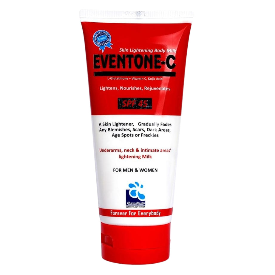Pharmahealth Eventone C Body Milk with L Glutathione Vitamin C and SPF 45 Cream, 150ml