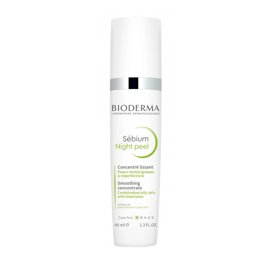 Bioderma Sebium Night Peel Smoothing Concentrate, 40ml
