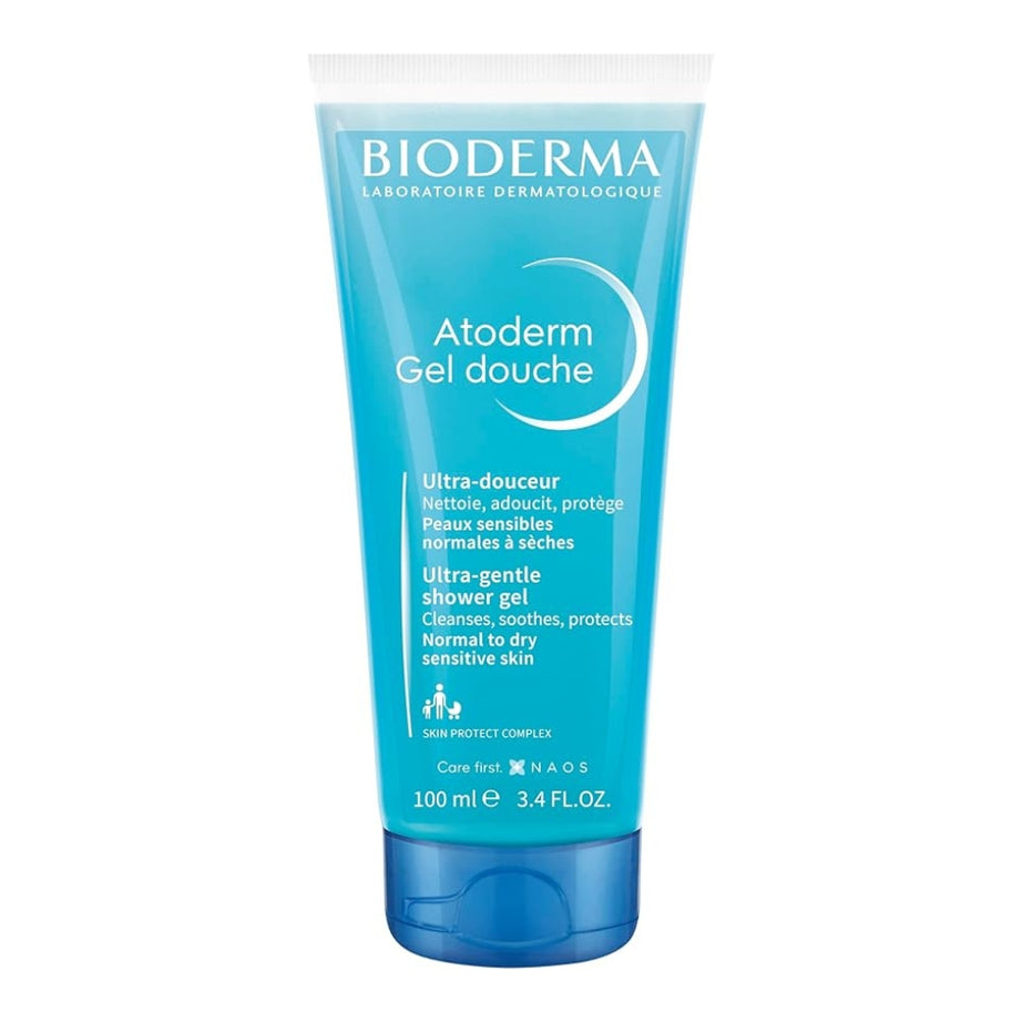 BioDerma Atoderm Shower Gel, Ultra-Gentle & Soap-Free, 100 ml