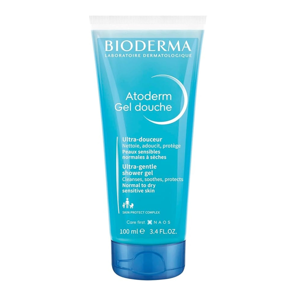 बायोडर्मा एटोडर्म शॉवर जेल, अल्ट्रा-जेंटल और साबुन-मुक्त, 100 मिली