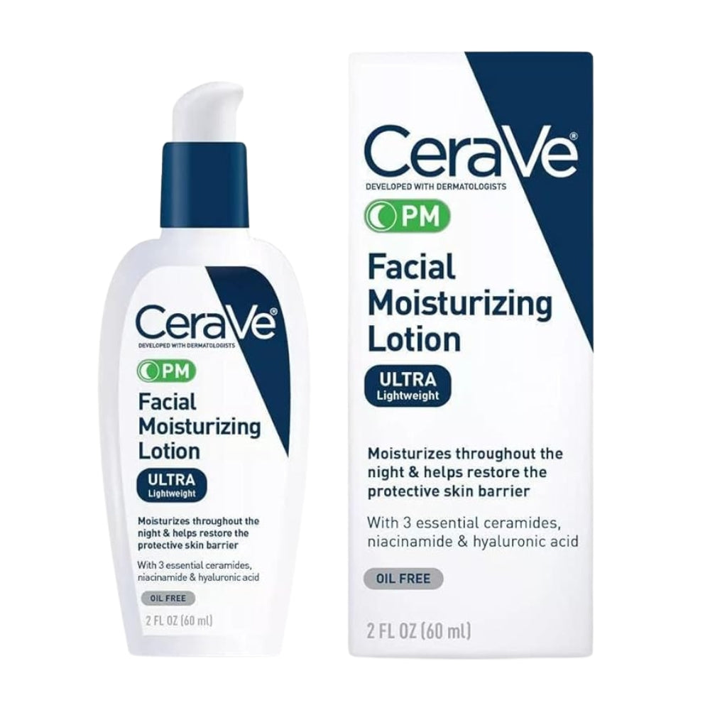 सेरावे पीएम फेशियल मॉइस्चराइजिंग लोशन - 2 औंस/60 मिली