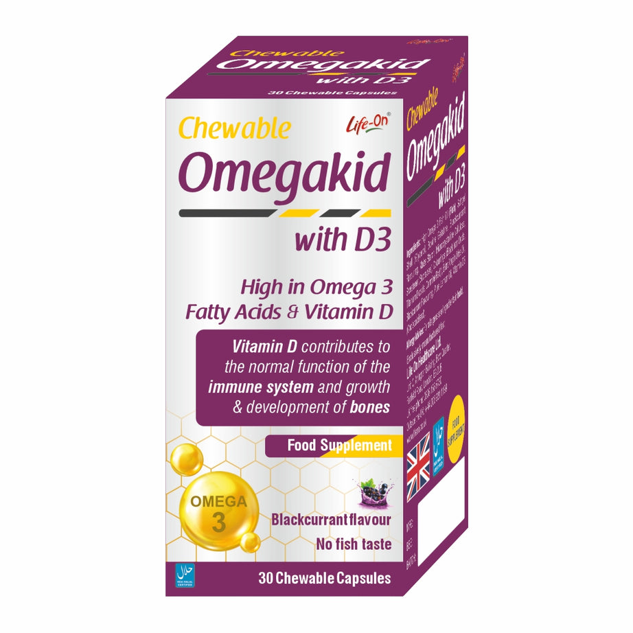 Life On Chewable Omega Kid 30 Capsules