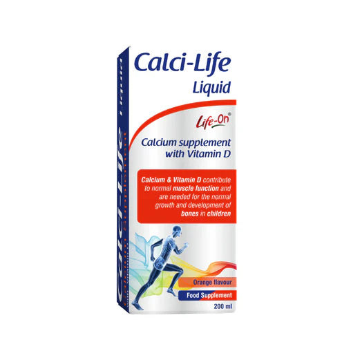 LIFE ON CALCI LIFE LIQUID ORANGE 200ML