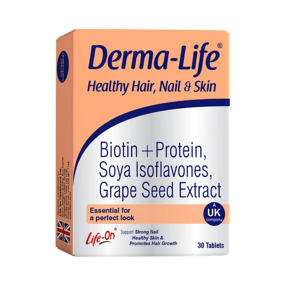 Life On Derma-Life for Healthy Hair, Skin & Nail 30 Tablets