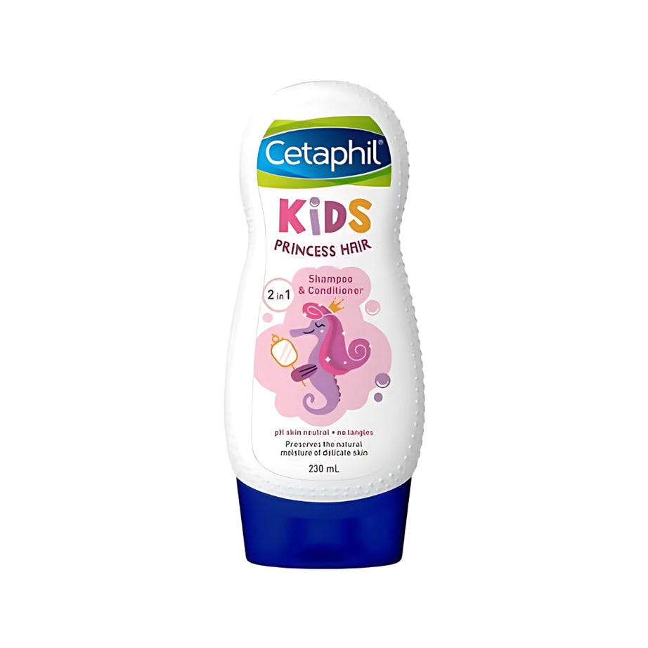 Kids Girls 2 In 1 Princess Hair Shampoo & Conditioner