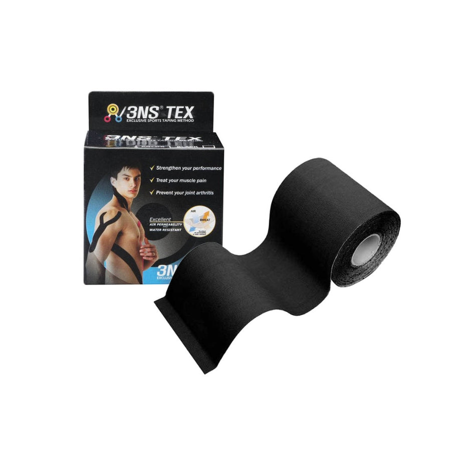 3NS Kinesiology Tape Black 5cm x 5m