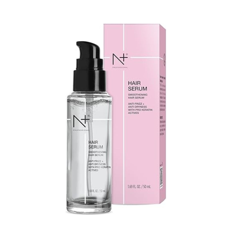 N+ Plus Professional Hair Serum, For Smoothening Hair, Anti Frizz and Anti Dryness With Pro Keratin Actives, 50 ML