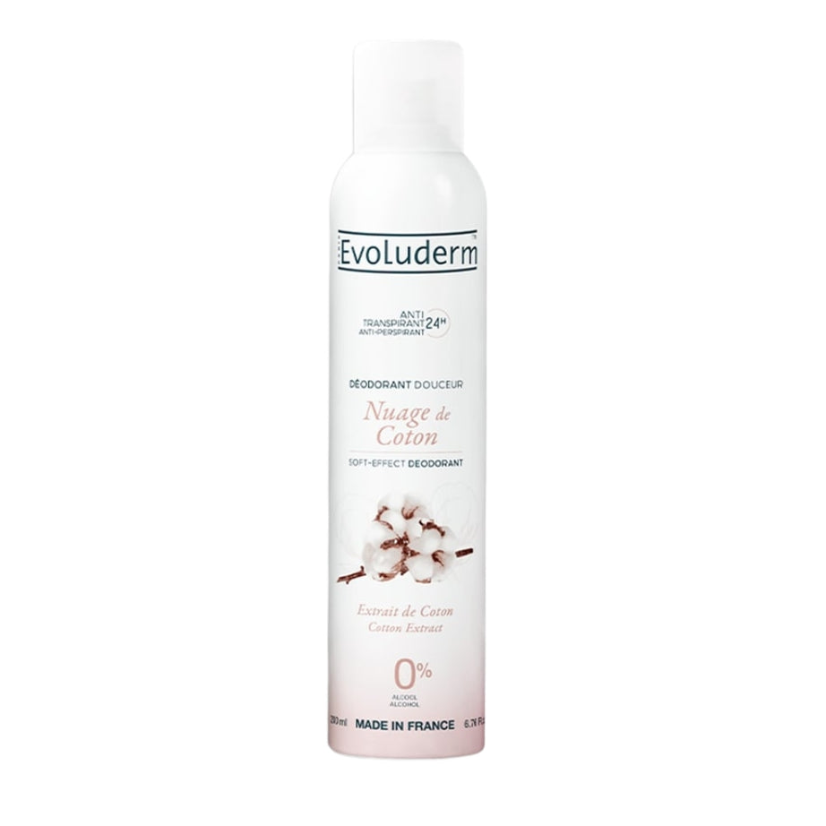 Evoluderm Deodrant Spray Nuage De Cotton,200ML.