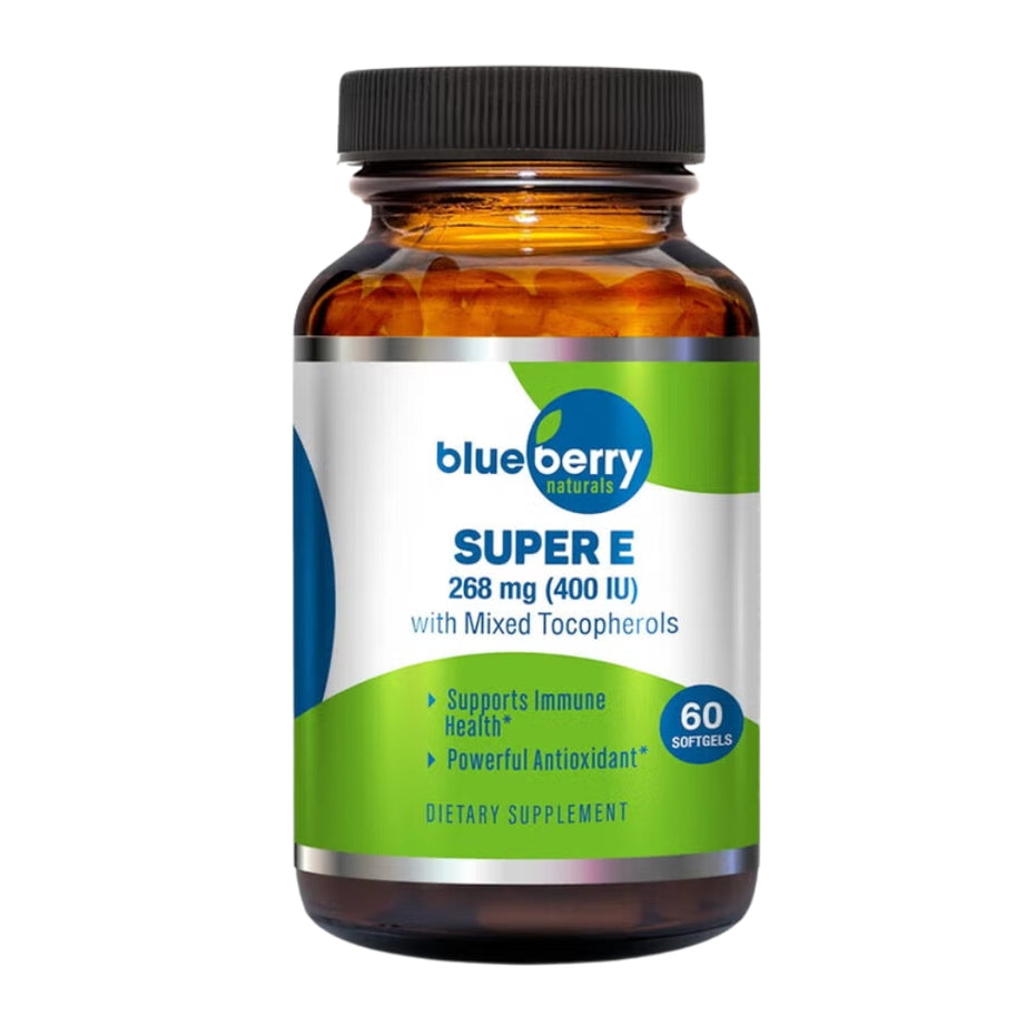 Blueberry Naturals Super E 400IU Softgels 60's