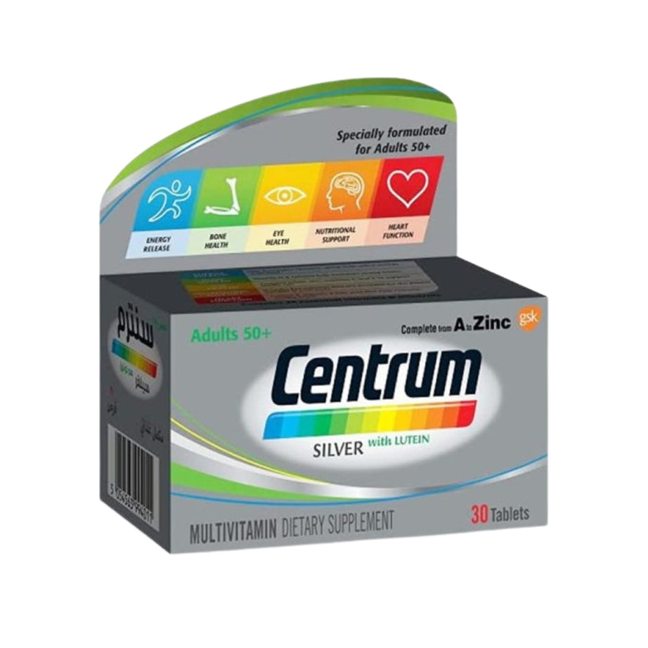 Centrum Silver with Lutein Multivitamin 30 Tablets