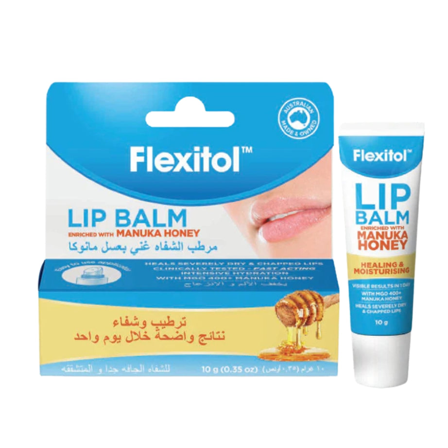 Flexitol Manuka Honey Lip Balm 10g