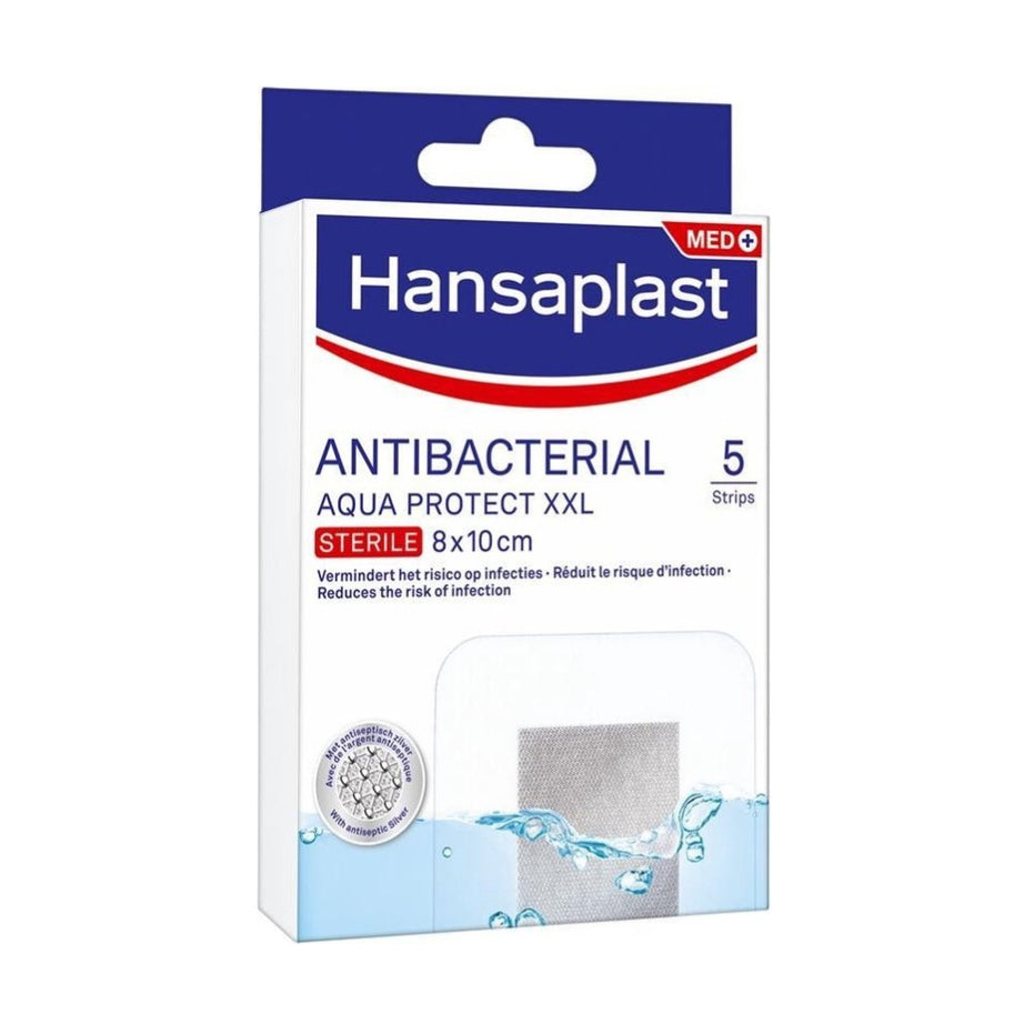 Hansaplast Aqua Protect XXL Waterproof Plasters, 5 Strips.