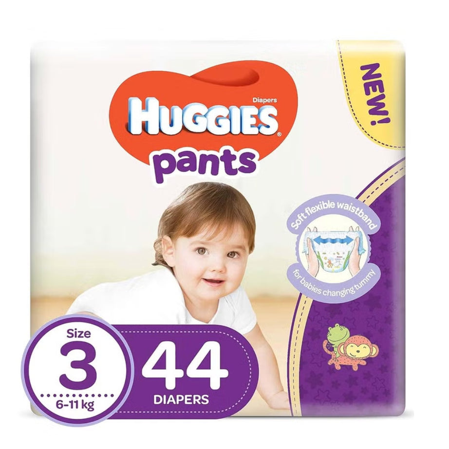 Huggies Baby Diaper Pants, Size 3, 6-11Kg, Pack of 44's