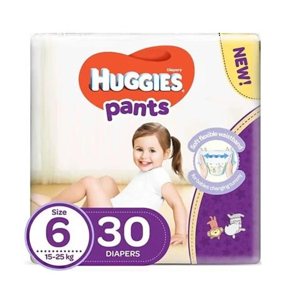 Huggies Baby Diaper Pants, Size 6, 15-25Kg, Pack of 30's