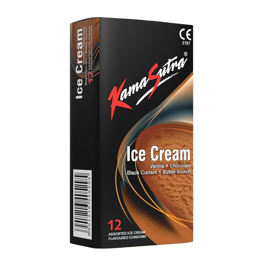 Kamasutra Ice cream flavoured condoms 12's