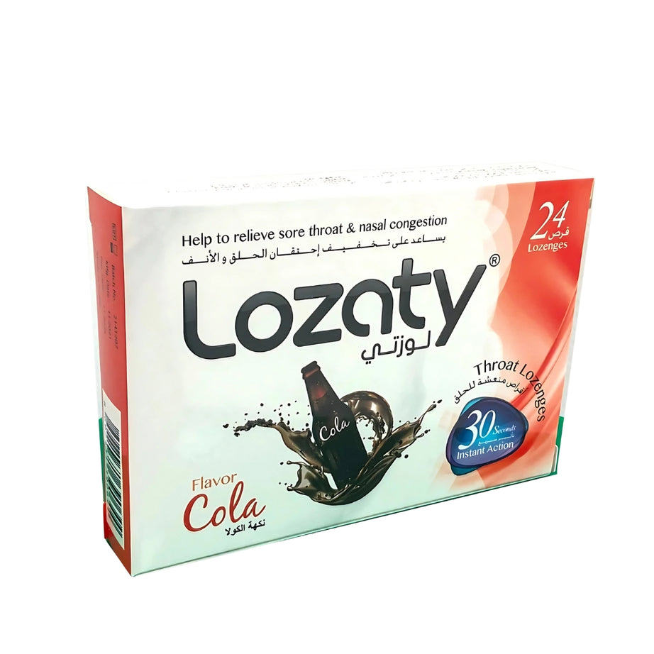 Lozaty Throat 24 Lozenges - Cola Flavor