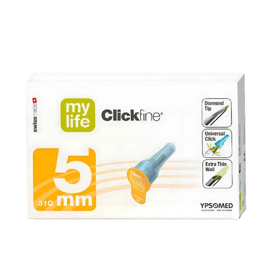 Clickfine Pen Needles 5 mm 100 Pcs