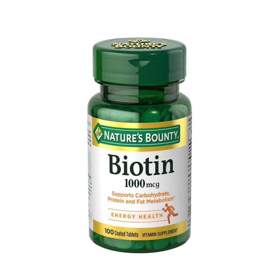 Nature's Bounty Biotin 1000 mcg Capsules 100's