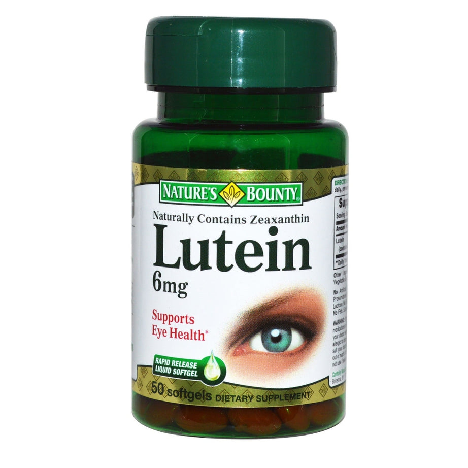 Nature’s Bounty Lutein 6 Mg Softgel 50’s