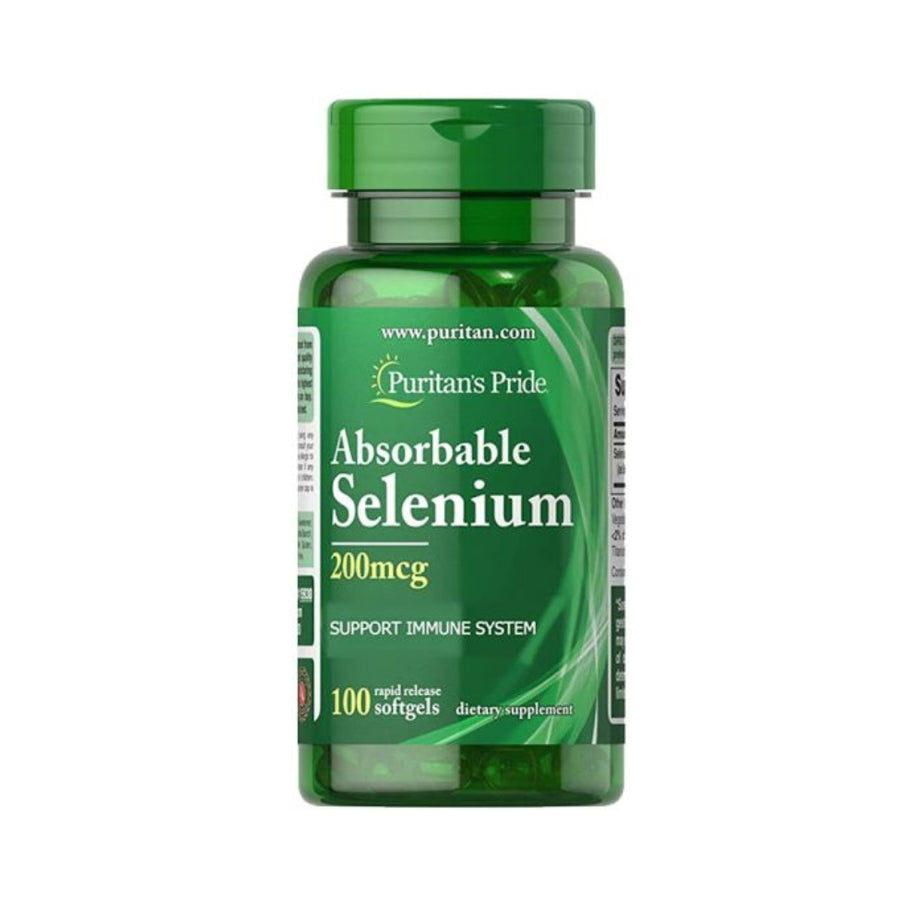 Puritan’s Pride Absorbable Selenium 200 Mcg 100 Softgels