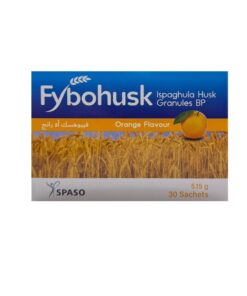 Fybohusk Granules BP Orange Flavour, 30 Sachets