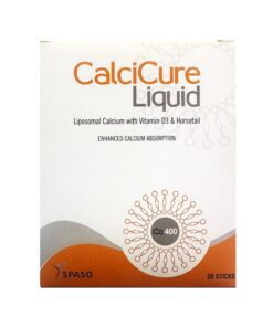 Calcicure Liquid 20 Sticks, Liposomal Calcium with Vitamin D3 & Horsetail