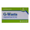 Glenmark G-Warts 5% Cream 250Mg Sachets 12S